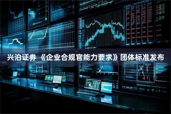 兴泊证券 《企业合规官能力要求》团体标准发布