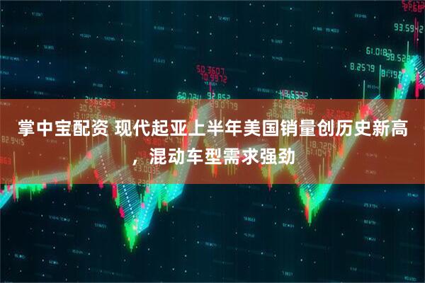 掌中宝配资 现代起亚上半年美国销量创历史新高，混动车型需求强劲